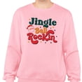thumbnail image 2 of Jingle Bell Rockin' Sweatshirt Unisex X-Large Pink, 2 of 5