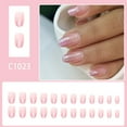thumbnail image 6 of JROCHE Almond Press On Nail Artificial Nail Glues On Nail French Tips False Nail Gifts, 6 of 7
