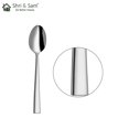 thumbnail image 3 of Stainless Steel Lotus Plain Baby Spoon Set Of 6 Pieces, Silver | Dishwasher Safe, 3 of 5