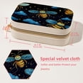 thumbnail image 5 of Starry Bees Velvet Portable Bracelet Holder with Removable Compartment - Storage Box, Jewelry Box, and Jewelry Stand - Gift, 5 of 7