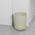 thumbnail image 2 of Mainstays 1.64 Gallon Plastic Ribbed Wastebasket, Beige, 2 of 6