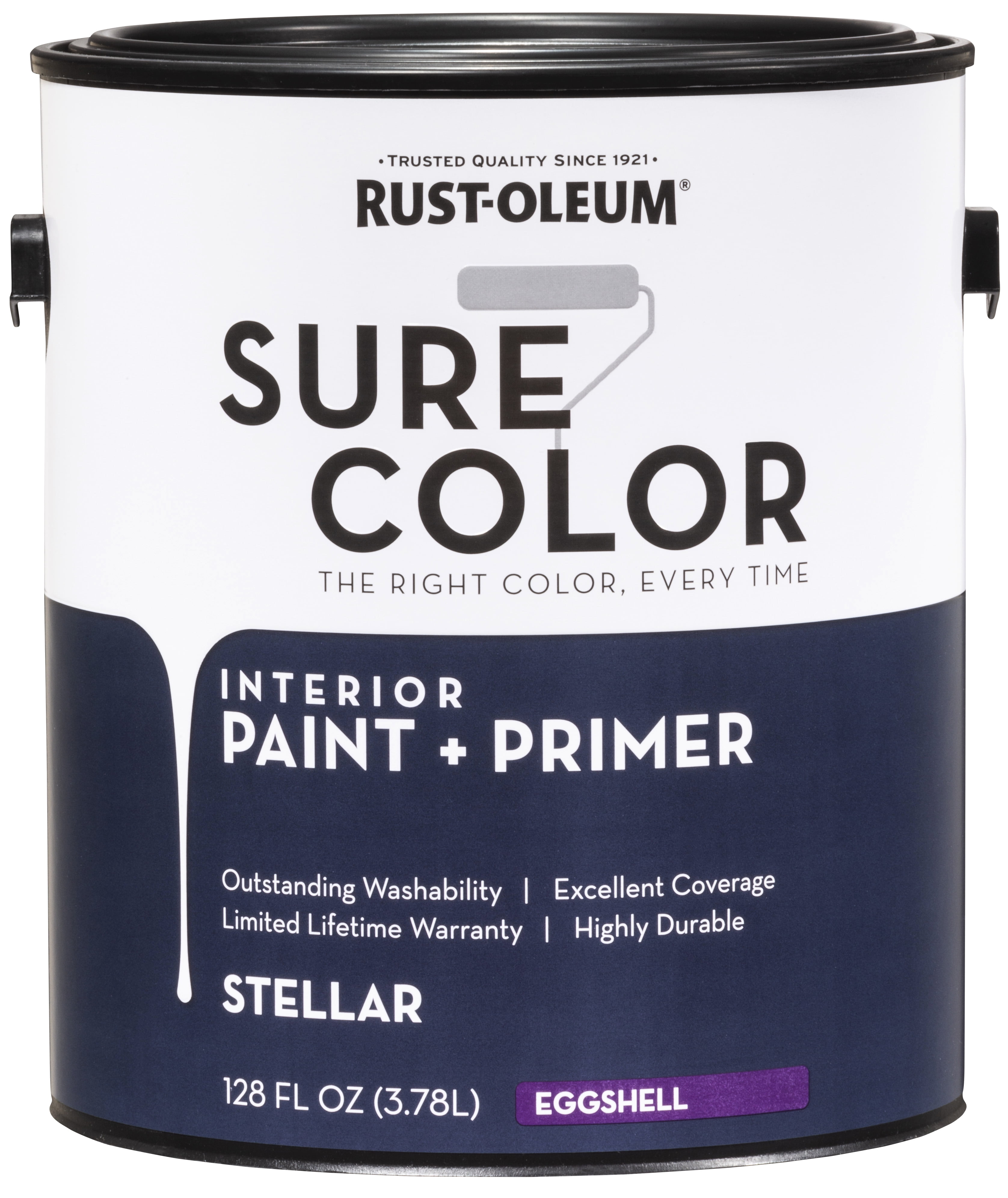 Rust-Oleum® Sure Color® Eggshell Interior Primer+Paint Alpine White, 2 ct  /128 fl oz - Pay Less Super Markets