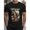 thumbnail image 1 of Vintage Michael Myer Horror Halloween Casual Digital Print Pure Heavy Cotton T Shirt, 1 of 6