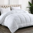 thumbnail image 1 of All Season Queen Size Comforter Set Premium GSM Soft Quilted Down Alternative Comforter+ Pillow Shams with Corner TabsMachine Washable Queen（ * ）, 1 of 6