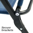 thumbnail image 4 of Metal Outdoor Folding Chairs, 4-Piece Patio Lawn Chairs with Arms, 4 of 6