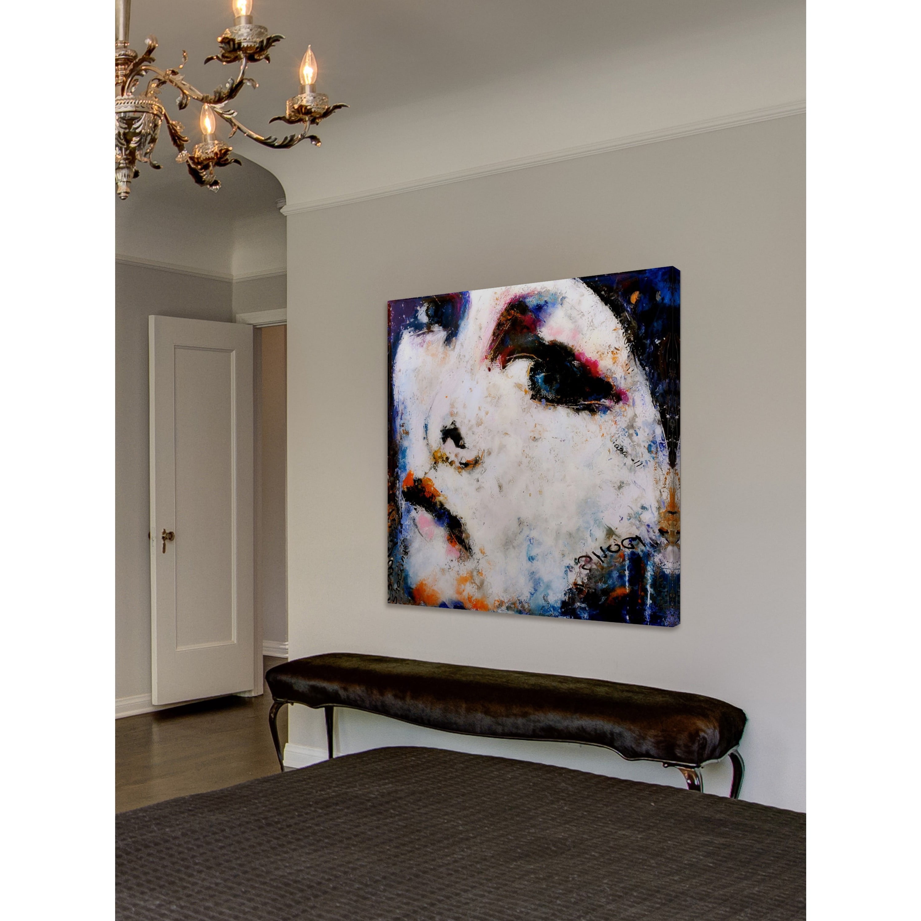 Shocking Shiaparelli Painting Print on Wrapped Canvas
