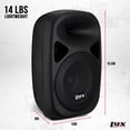 thumbnail image 3 of Altavoz LyxPro SPA-8 con batería de 8 pulgadas con Bluetooth, recargable, 3 of 7