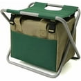 thumbnail image 3 of Folding Garden Stool with Detachable Storage Tote Bag, Portable Folding Chair Seat with Tools Set Organizer,Suitable for Fishing,Outdoor Sports,Hiking,Camping & More, 3 of 7