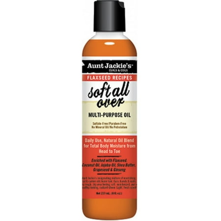 Aunt Jackie's Curls & Coils Soft All Over Multi Purpose Oil 8 oz