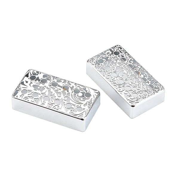 Rushawy 2 Pieces Electric Guitar Pickup Cover Humbucker Cover Supplies Kits for A