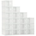 thumbnail image 1 of HOMCOM 18-Cube Stackable Shoe Storage Organizer Modular Shoe Cabinet, 1 of 10
