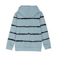 thumbnail image 7 of Utoimkio Toddler Boy Girls Striped Print Long Sleeve Hoodie Sweatshirt Pullover Tops Casual Loose Fall Blouses for Kids 4-14 Years, 7 of 7