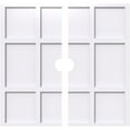thumbnail image 7 of 36"OD x 3"ID x 12 1/2"C x 1"P Rubik Architectural Grade PVC Contemporary Ceiling Medallion, Two Piece, 7 of 7