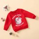 thumbnail image 5 of Sudadera Para Niños Pequeños, Bebés, Niñas, Niños, Estampado Navideño, Manga Larga, Suéter Superior, Suéter Rojo Odeerbi LM103-6553, 5 of 8