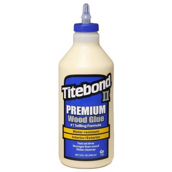 Titebond II QT Premium Wood Glue Passes The ANSI Type II Water Resista, Each
