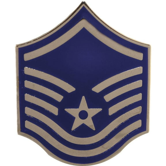 Eagle Emblems P03107 Rank - USAF, E7, Master Sergeant - Large - 1.125 in.