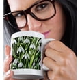 thumbnail image 2 of 3drose, Winter White Snowdrops, 11oz Mug, 2 of 6