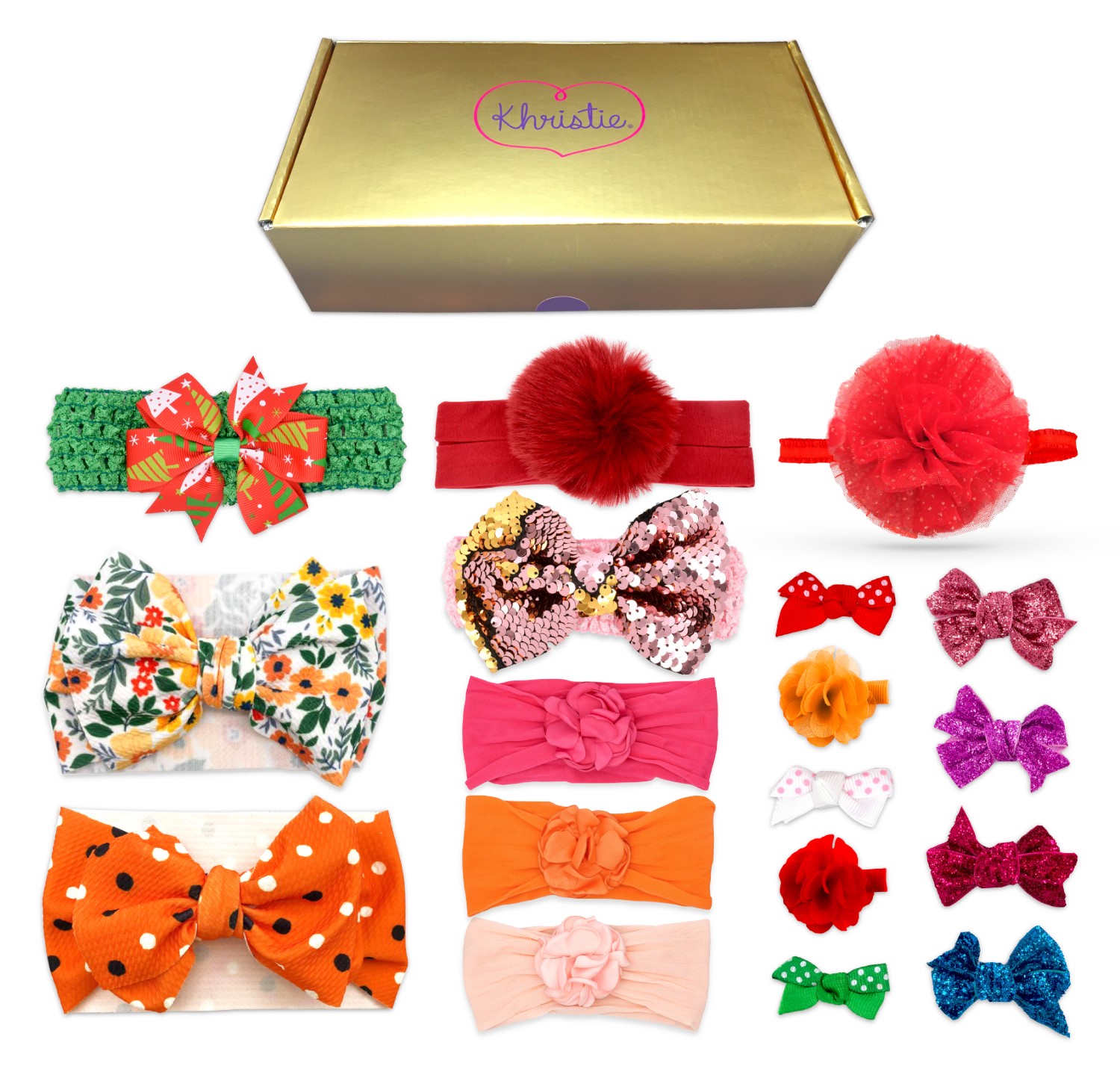 Khristie® Baby & Toddler Autumn 18PC Hair Accessory Assortment - image 3 of 7