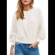 thumbnail image 1 of Suéter de Cuello Redondo con Botones para Mujer, Camisetas Henley de Larga de Otoño, Tops de Punto Holgados A L, 1 of 8
