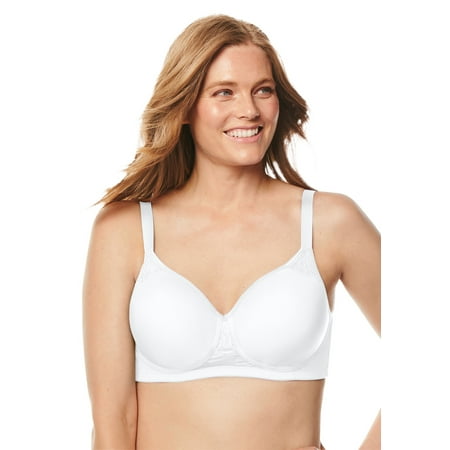

Comfort Choice Women s Plus Size Stay-Cool Wireless T-Shirt Bra Bra
