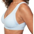 thumbnail image 3 of Women's Warner's RA2231A No Side Effects Wirefree Contour Bra (Cashmere Blue S), 3 of 5