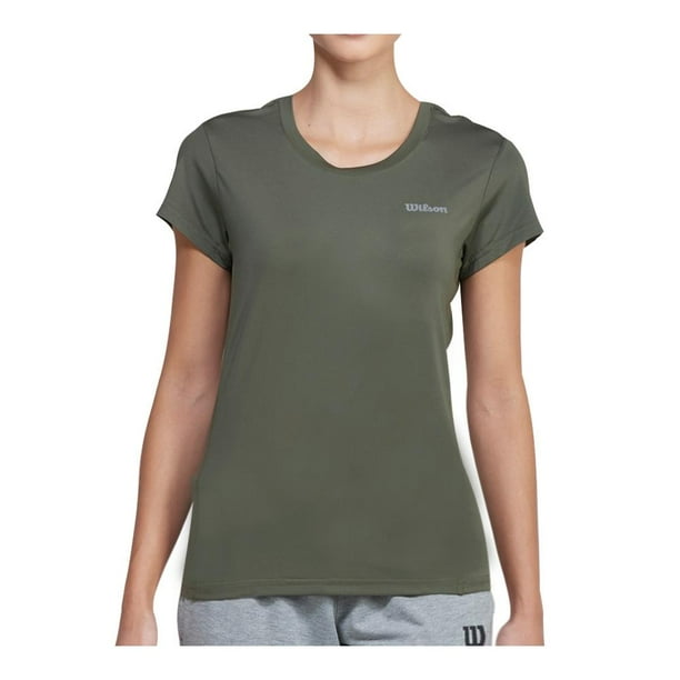 Playera Wilson para Mujer, Deportivo Verde Talla M