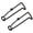 Black, variant on POYOGA Heavy Duty Iron Wine Rack Wall Mounted Display For Dining Room Decors