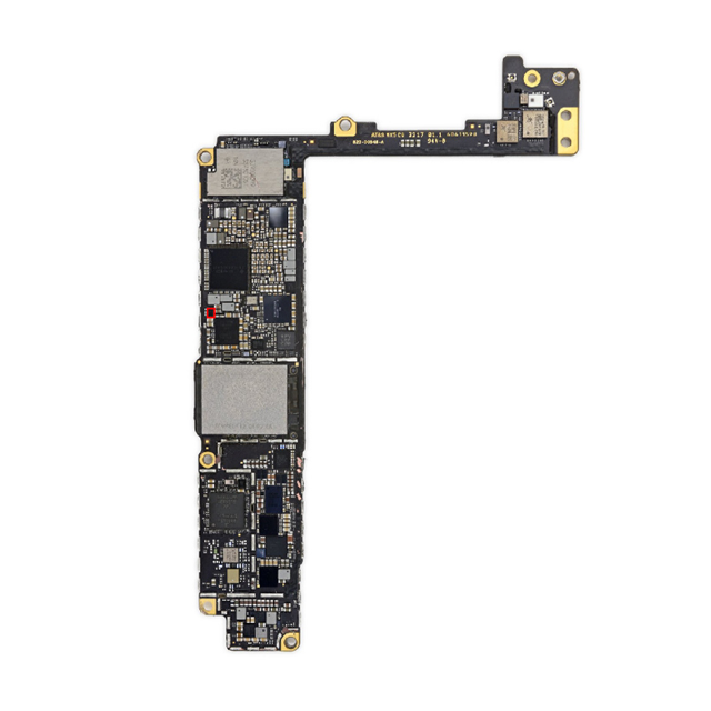 Oscillateur Cristal 32.768KHz de Remplacement Compatible pour iPhone 8 / 8 Plus / X / TP / TP Max / XR (Y3000)