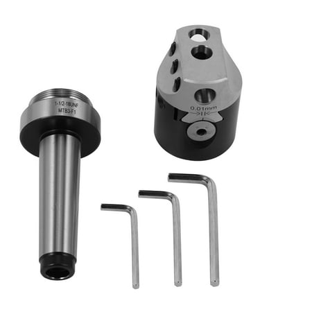 

1 Set 50Mm Mt3-M12 Universal Usage Boring Head With Morse Taper For Lathe Milling Tool