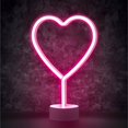thumbnail image 1 of Merkury Heart 12" LED Neon Light, 1 of 4