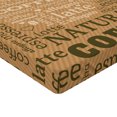 thumbnail image 2 of Ambesonne Pale Brown Fitted Sheet, Hot Coffee Beverage, Full Size, Pale Brown, 2 of 3