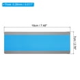 thumbnail image 2 of Uxcell Guided Reading Strips Tracking Highlight Colored Overlay Bookmark Blue 12 Pcs, 2 of 6