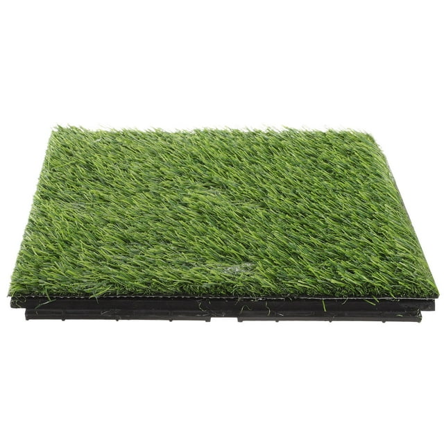 PTOOTP Green Artificial Turf Roll Realistic Simulation Grass Mat for Indoor Outdoor Landscaping Decor