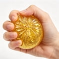 thumbnail image 4 of Dumplings Stress Balls, Giant Glitter Dumpling Squishies, Soft Squeeze Decompression Dough with Food Steamer, 3.3 inch Gold, 4 of 8