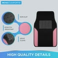 thumbnail image 6 of Road Comforts Hyper Pillar Car Floor Mat - All-Weather, Universal Fit for Most Cars Pink, 6 of 8