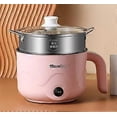 thumbnail image 1 of Rose Mini Multi-Function Electric Rice Cooker Non-stick Heating Pan Cooking Pot Double Layer Steamer, 1 of 5