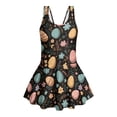 thumbnail image 6 of DISNIMO Easter Egg Print Girls One Piece Swimdress Sleeveless Bathing Suit 3-13Y Quick Dry Swimwear Skirted Hawaiian Summer Beach Pool Swimsuits, 6 of 8