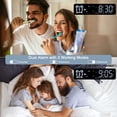 thumbnail image 3 of Despertador ruidoso para personas que duermen profundamente, función de alarma dual con 7 tonos distintos, función de ruido blanco para un sueño reparador, brillo ajustable con luz nocturna regulable, 3 of 5