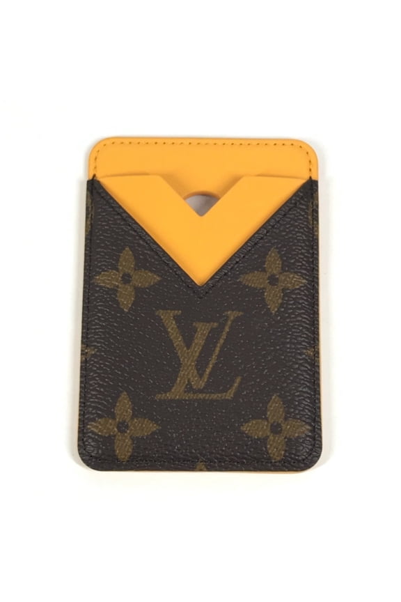 Pre-Owned LOUIS VUITTON M12853 Monogram Macassar Porte Carte Magnet Business Card... (Good)