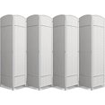 thumbnail image 1 of Divisoria de Pared Plegable Extra Ancha y Alta con Panel Doble con Bisagras, Mamparas de Privacidad Plegables, 1,83 M, Color Blanco, 1 of 7