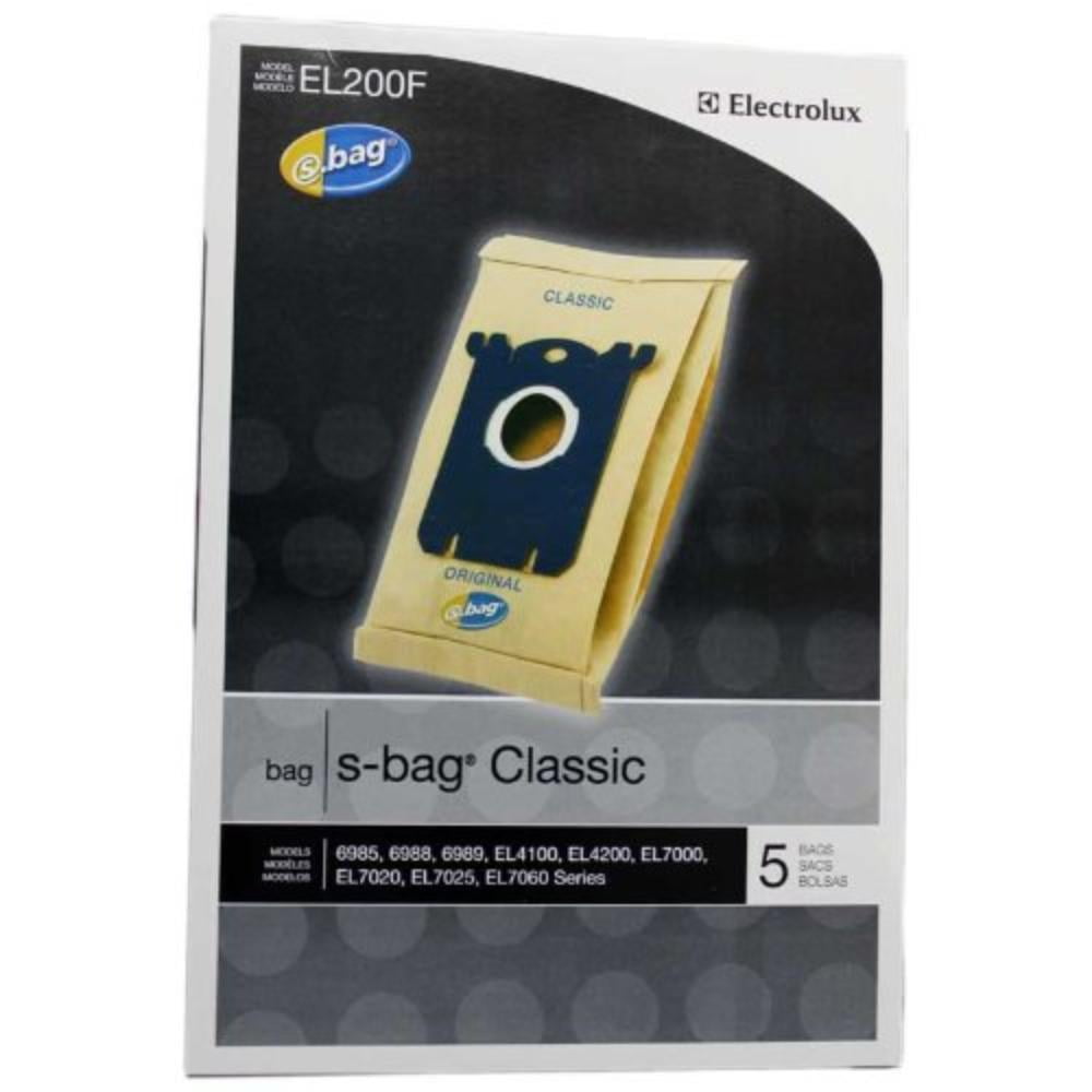 Electrolux EL200F S-bag Classic Vacuum Bag Set of 5 for sale online 