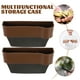 thumbnail image 2 of GOOHOCHY 2 cajas de almacenamiento para huecos de asientos de coche, organizador de relleno para huecos de asientos de coche con portavasos., 2 of 8