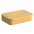 thumbnail image 4 of Organizador de cajones para armario, organizador de sujetadores para mujer, apilable con tapa, cajón para ropa interior Amarillo, 4 of 8