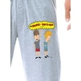 thumbnail image 2 of MTV Mens' Beavis and Butt-Head Characters Logo TV Show Sleep Pajama Pants, 2 of 5
