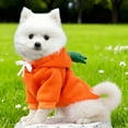thumbnail image 5 of TELOLY Dog Sweaters for Small Dogs Casual Pets Dog Clothes Warm Coat Jacket Clothing for Dogs Small Dog Sweater (Orange, S), 5 of 7