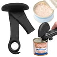 thumbnail image 2 of 4-In-1 Multifunctional Can Opener, Oimcto Manual Can Opener for Seniors with Smooth Edge, Beer Bottle & Tab Opener, Stainless Steel & ABS Plastic, Ergonomic Knob, Easy to Clean, Black, 2 of 8