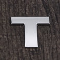thumbnail image 4 of MasteelfCA 3D DIY Metallic Alphabet Car Sticker Car Emblem Letter Badge Decal - T (Silver), 4 of 7