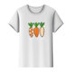 thumbnail image 2 of Mujeres Manga Corta de Verano Tops Pascua Impresa Cuello Redondo, Blusa de Moda Casual para la Primavera, 2 of 5