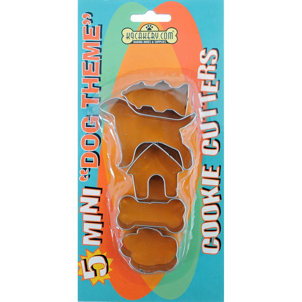 Cookie Cutters 5pk, Mini Dog Theme
