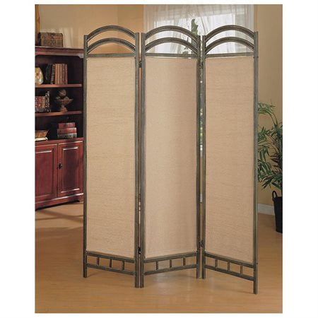 3 Panel Beautiful Metal Frame Room Divider Screen 3 Panel Beautiful Metal Frame Room Divider Screen
